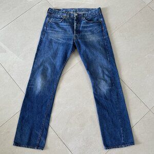 Levi's Vintage Clothing LVC 1947 501xx Selvedge Straight Leg Denim Jeans 33x32